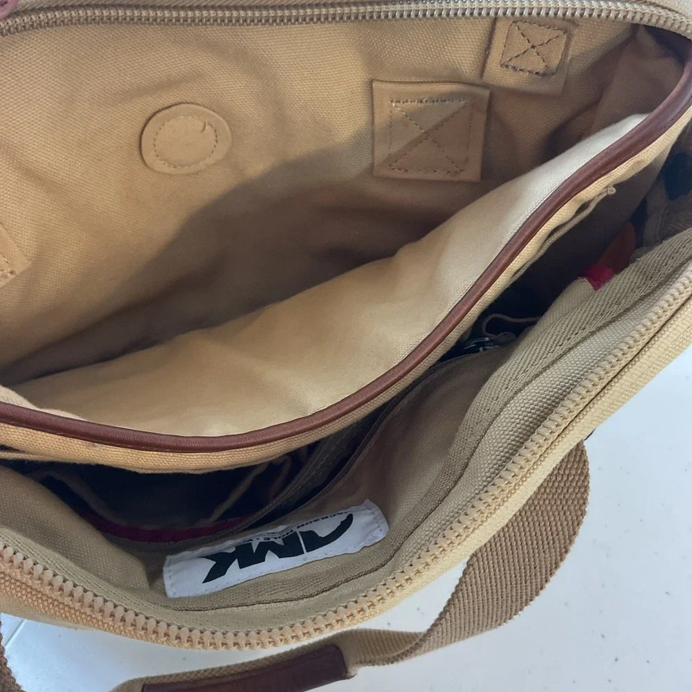 Vintage Mountain Khakis Canvas Field Bag Laptop Thick canvas Discontinued